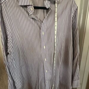 Ralph Lauren Black and White Casual Button Down Shirt